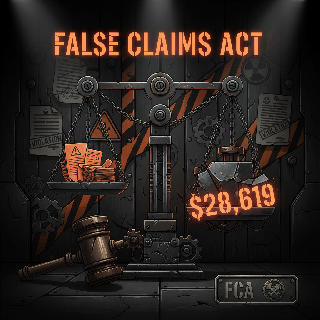 False Claims Act & CMMC: Why Lying Costs $28,619 Per Violation