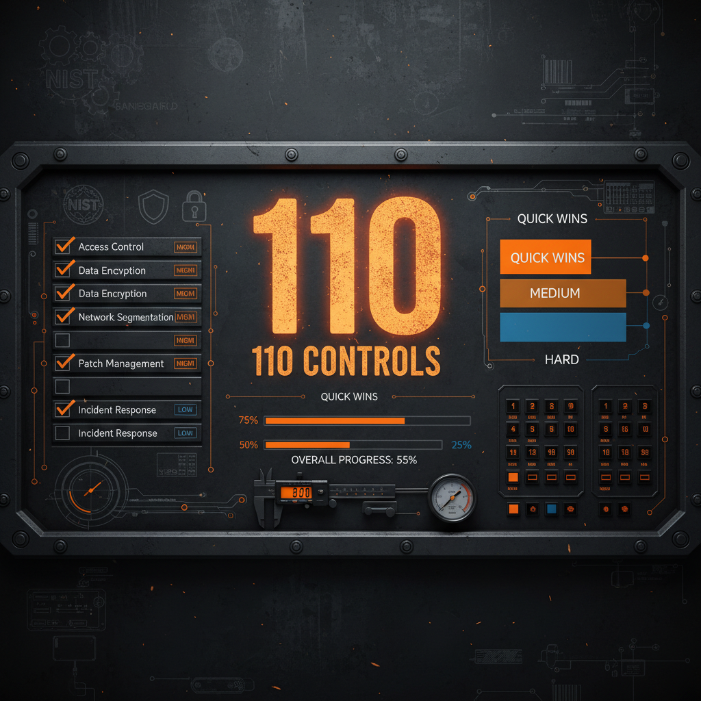The 110 NIST 800-171 Controls: Where to Start (Priority List)